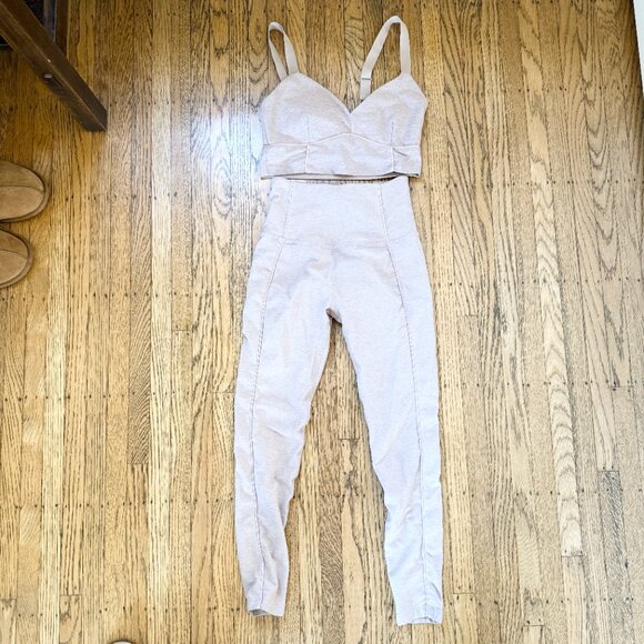 Beyond Yoga Spacedye Pipe Up Bra and Midi Legging - Size S - Picture 8 of 10